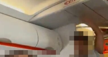 Moment easyJet passenger yells 'I've got a bomb' on flight