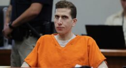 Bryan Kohberger at his sentencing hearing.
