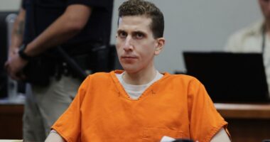 Bryan Kohberger at his sentencing hearing.