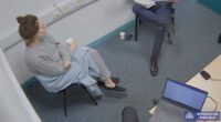 Screengrab of Constance Marten being interviewed by police.