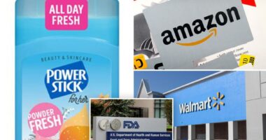 More than 67,000 cases of deodorant sold at Walmart, Dollar Tree and on Amazon recalled