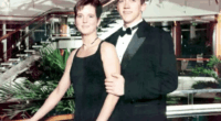 Amy Lynn Bradley and her brother Brad on a cruise ship.