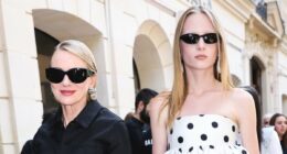Naomi Watts' daughter Kai Schreiber towers over her