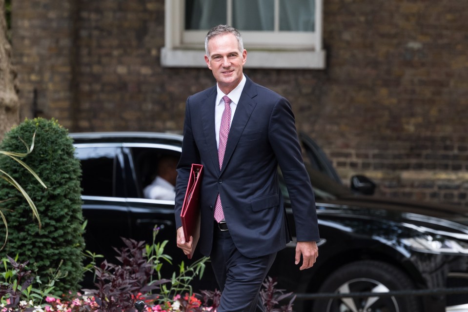 Peter Kyle, Secretary of State for Science, Innovation and Technology, walking to a meeting.