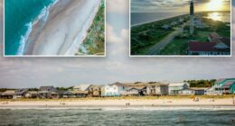 North Carolina teen run over by a truck while sunbathing on Oak Island beach