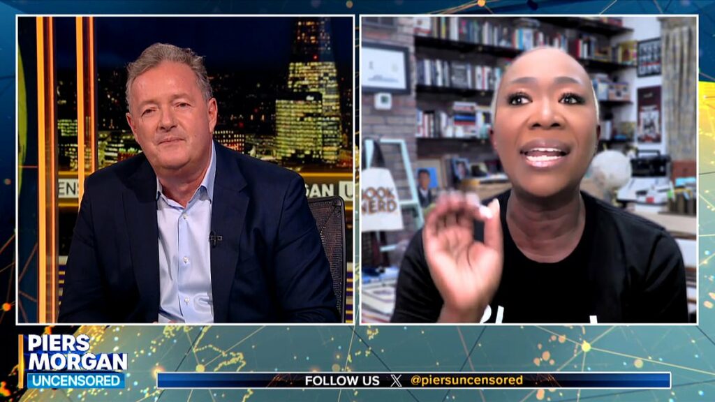 Piers Morgan says the quiet part out loud in clash with Joy Reid