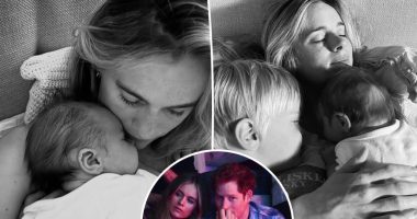 Prince Harry's ex Cressida Bonas shares first photos of newborn girl alongside tribute to late sister