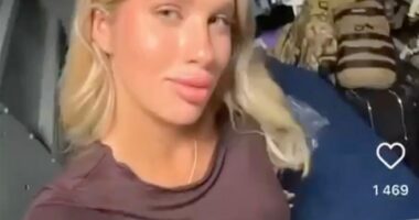 Close-up of Maria Shalaeva.