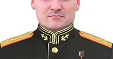 Portrait of Maj-Gen Mikhail Gudkov in military uniform.