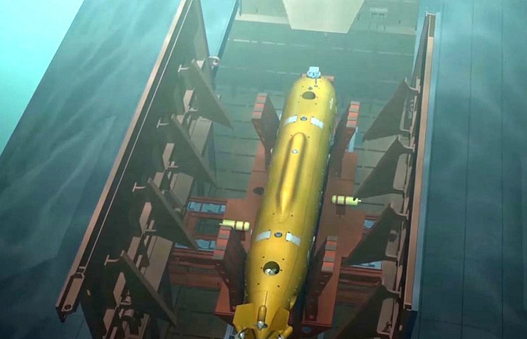 Illustration of the Poseidon underwater drone.