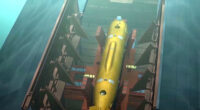 Illustration of the Poseidon underwater drone.