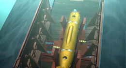 Illustration of the Poseidon underwater drone.