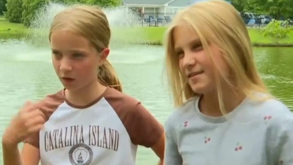 Quick-thinking sisters become heroes after saving drowning girl