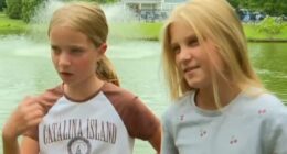 Quick-thinking sisters become heroes after saving drowning girl