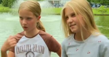 Quick-thinking sisters become heroes after saving drowning girl