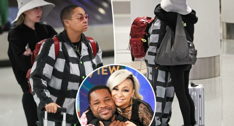 Raven-Symoné consoled by wife in first sighting after co-star Malcolm-Jamal Warner's death