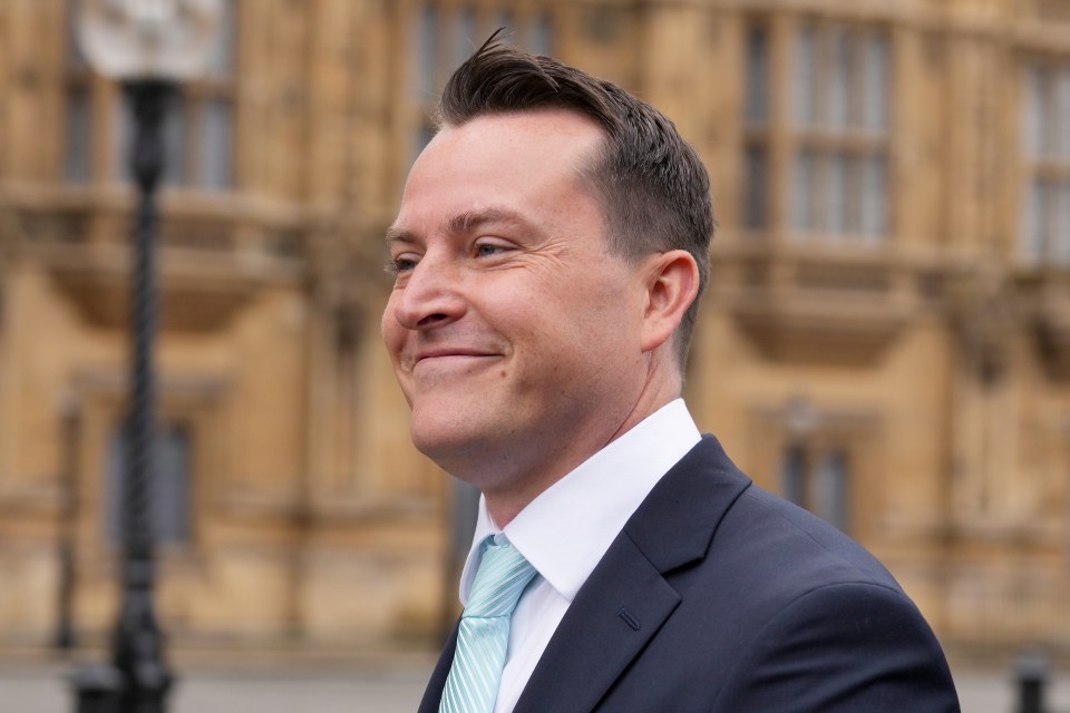 James McMurdock, Reform UK MP, at the House of Commons.