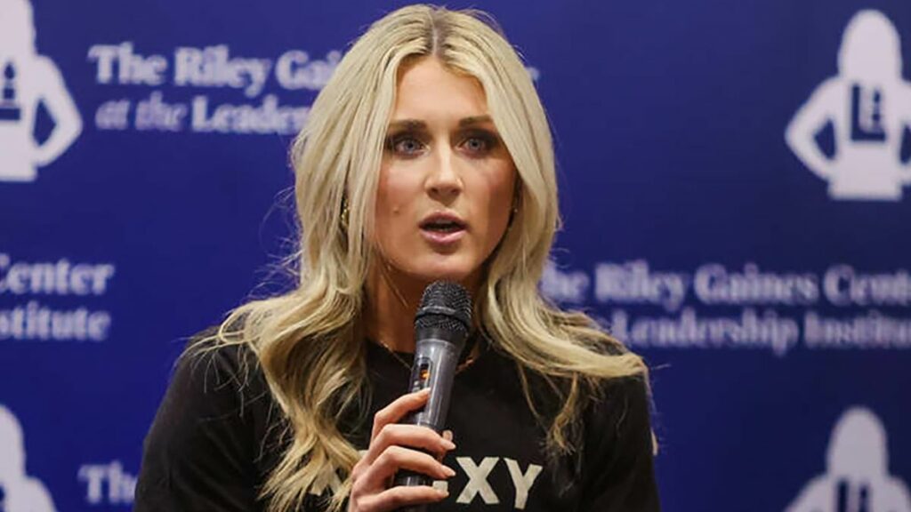 Riley Gaines rips into MAGA voters accusing her of turning on Trump