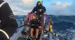 Rower reveals moment he was swept overboard as he treks with brothers