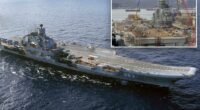 Russia could scrap last aircraft carrier Admiral Kuznetsov because Putin can't afford it