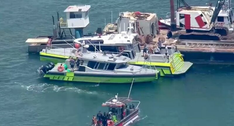 Sailboat sinks near Miami Beach after crash with barge, leaving 6 hospitalized