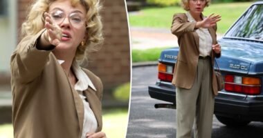 Scarlett Johansson yells at paparazzi on set of 'Paper Tiger'