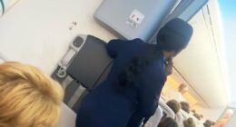 Scary moment plane passenger tries to open cabin doors at 30,000 feet