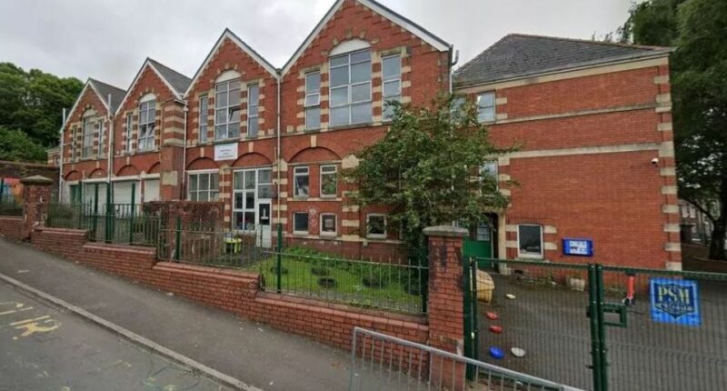Melin Primary School in Neath, where Connor Slade, 13, was found unresponsive.