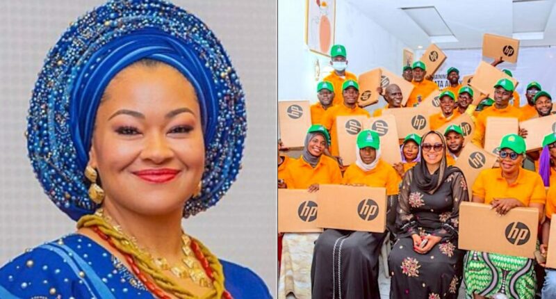 Senator Natasha empowers 250 youths with laptops, drones, others