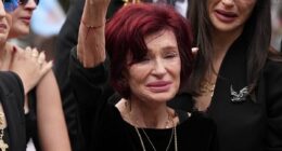 Sharon Osbourne's 'hidden tribute' to Ozzy at his funeral procession