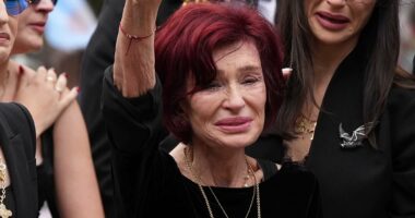 Sharon Osbourne's 'hidden tribute' to Ozzy at his funeral procession