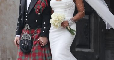Spice Girls star, Mel B gets married for 3rd time as she and hairstylist Rory McPhee tie the knot at St Paul?s Cathedral (photos)