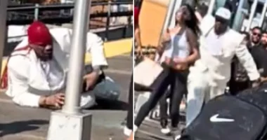 Subway riders deliver street justice to brute who grabbed screaming woman on platform