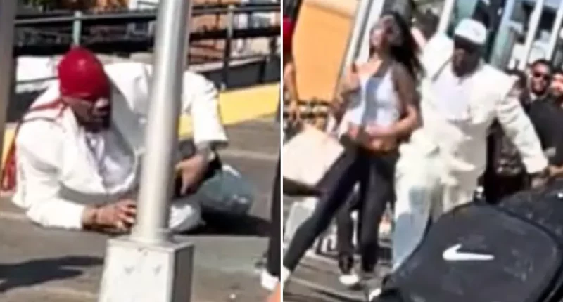 Subway riders deliver street justice to brute who grabbed screaming woman on platform