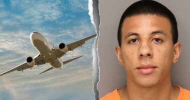 Suspect arrested after alleged mid-flight bomb threat caused emergency landing