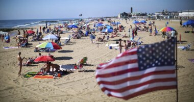 Teen lifeguard impaled by beach umbrella returns to work after freak accident: ‘I’m pretty good’