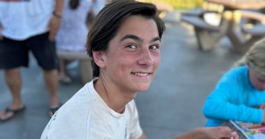 Teenager reaches 'giant milestone' after walking off 120ft cliff