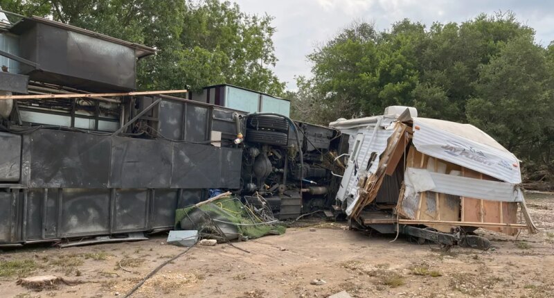 Texas RV park owner banged on doors as water rose, family was swept away
