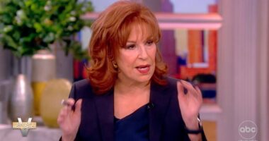 Joy Behar on The View sharing a childhood story.