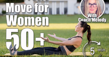 Beautiful young woman lying on a yellow mattress, pose while wearing a tight sports outfit in the park doing pilates or yoga, roll up intermediate exercises. This Is the #1 Core Move Trainers Swear By for Women Over 50. Cover