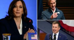 Three Democrats win double-digit support in early 2028 presidential primary poll