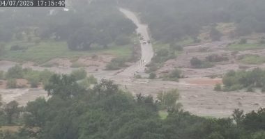 Timelapse shows how Texas river of death swelled 30ft in 45 minutes