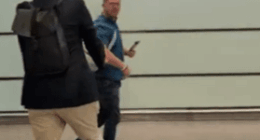 Police investigating a man found unconscious at St. Pancras station.