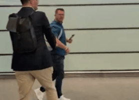 Police investigating a man found unconscious at St. Pancras station.