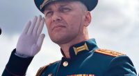 Portrait of Colonel Ruslan Goryachkin.