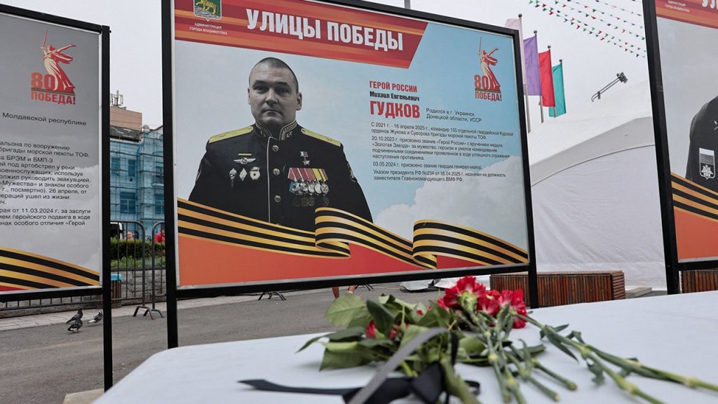Top Russia Navy commander killed in region bordering Ukraine