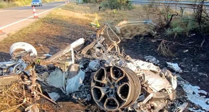 Tragic aftermath of Diogo Jota Lamborghini 'fireball' revealed