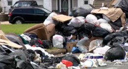 Trash piles up around Philadelphia as city worker strike reaches 1 week