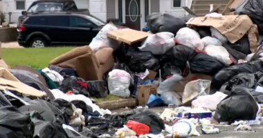 Trash piles up around Philadelphia as city worker strike reaches 1 week