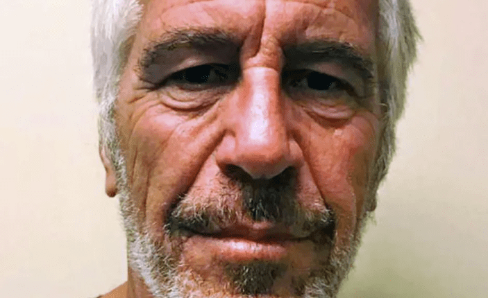 Headshot of Jeffrey Epstein.
